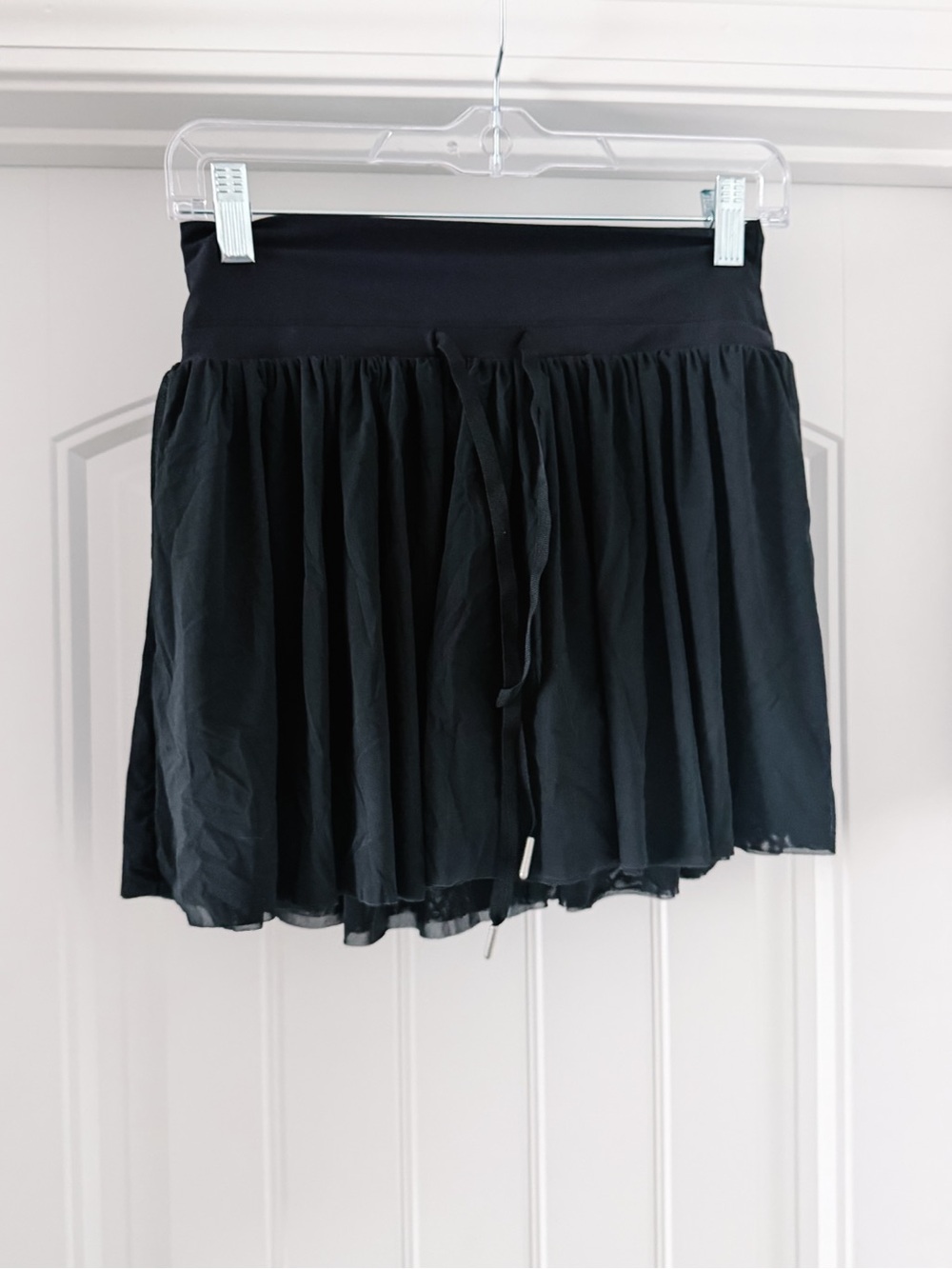 High Waisted Mesh Skort
